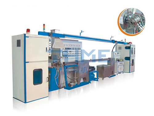 Teflon double-layer extrusion machine