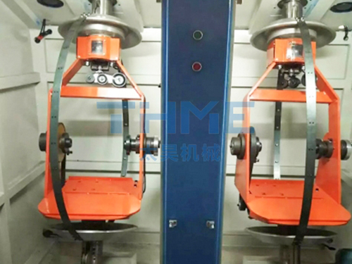 Vertical torsion untwisting machine