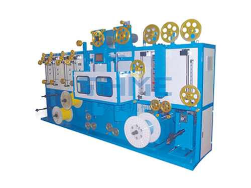 Double tape wrapping machine